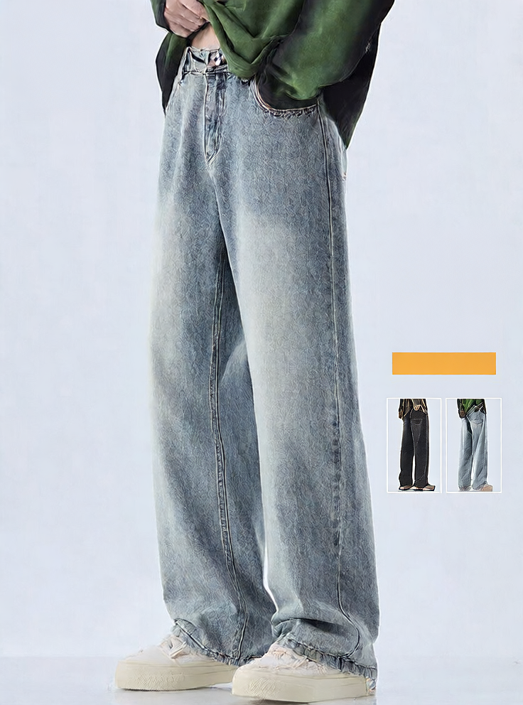 Vintage straight-leg jeans