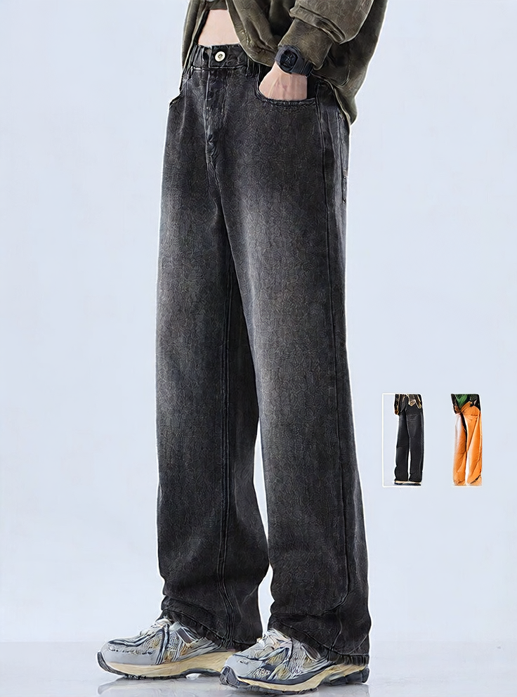 Vintage straight-leg jeans